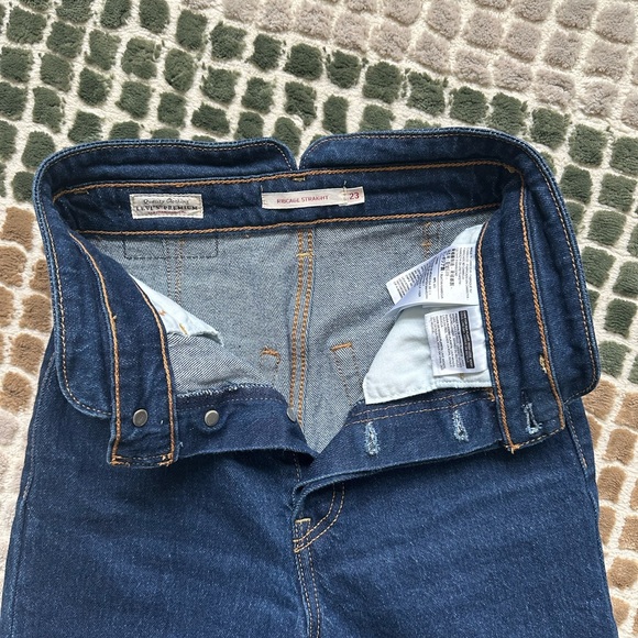 Levi's Premium Ribcage Straight Women's Jeans Size 23 - Picture 4 of 6